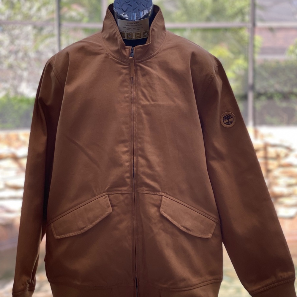 NWT VINTAGE TIMBERLAND HR FULL-ZIP COTTON THERMAL BOMBER JACKET, Mens XL